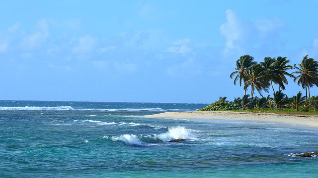 Guadeloupe in der Karibik