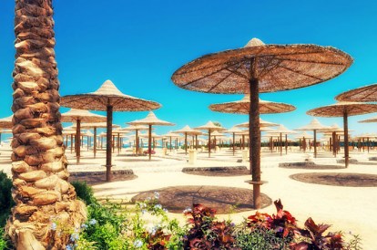 Am Strand faulenzen während einer Ägypten Reise