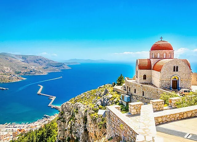 Ausblick aufs Meer beim Griechenland Urlaub