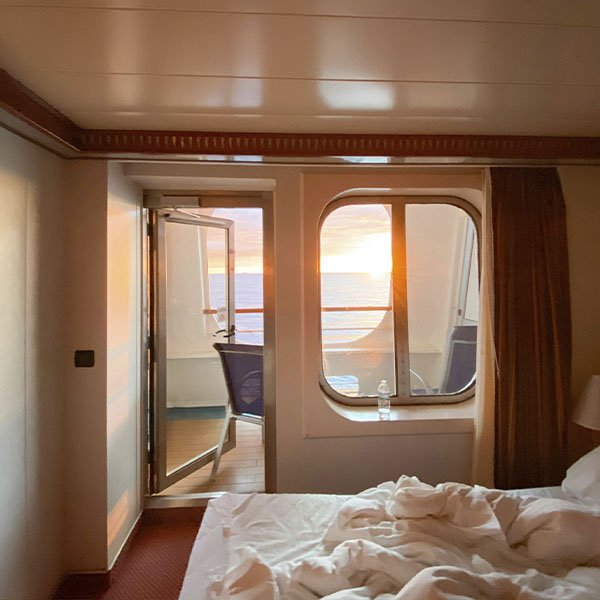 Kabine auf dem Schiff