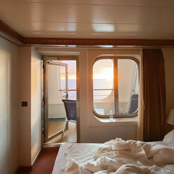 Kabine auf dem Schiff