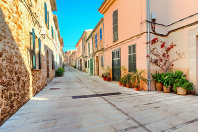 Alcudia Altstadt auf Mallorca