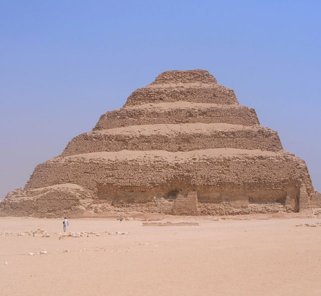 Die Sakkara Pyramide bei Kairo