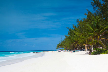 Barbados Strand in der Karibik