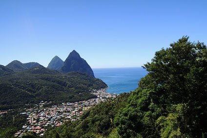 St. Lucia in der Karibik
