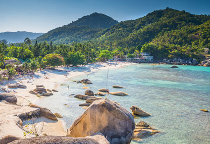 Bucht am Silver Beach auf Ko Samui