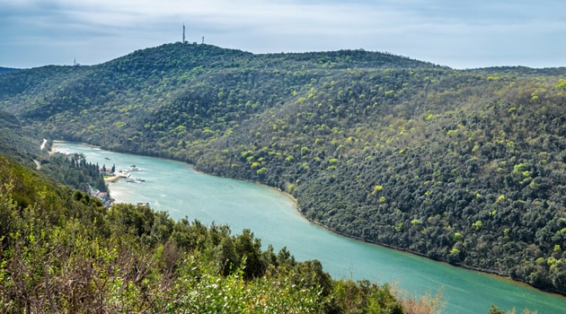 Lim-Kanal auf Istrien