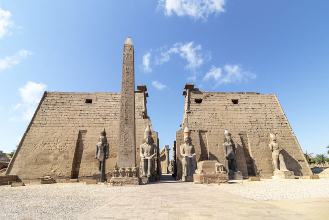 Eingang zum Luxor Tempel