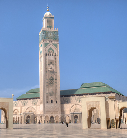 Grande Mosquée Hassan II. in Casablanca (Marokko)