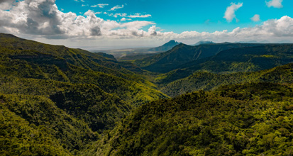 Wandern im Black River Gorges Nationalpark in Mauritius