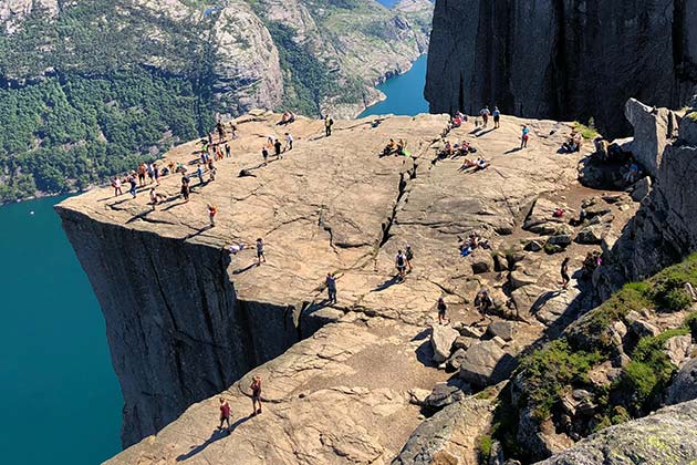 Norwegen Urlaub bei den Preikestolen