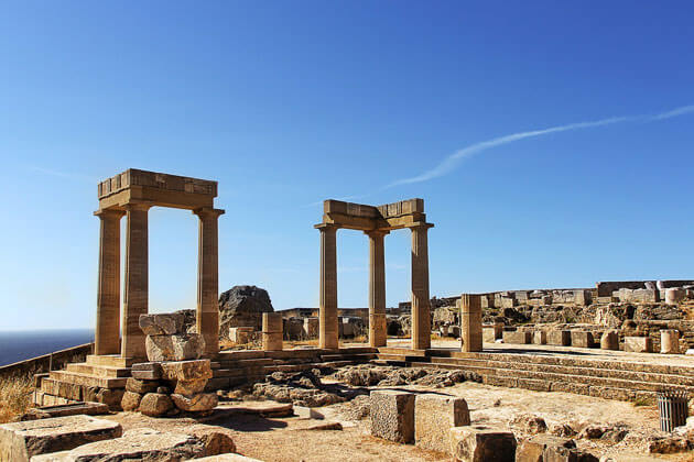 Akropolis von Lindos auf Rhodos