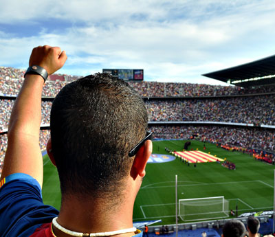 Camp Nou Fußballstadion in Barcelona