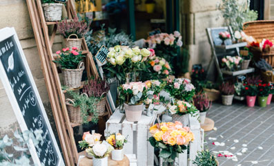 Blumenverkauf auf der La Rambla