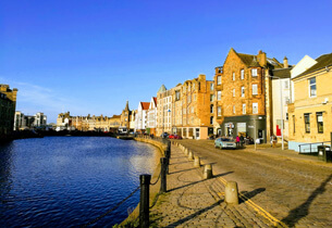 Hafen von Leith