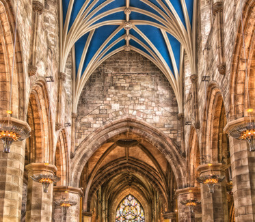Blick ins Innere der St. Giles Cathedral