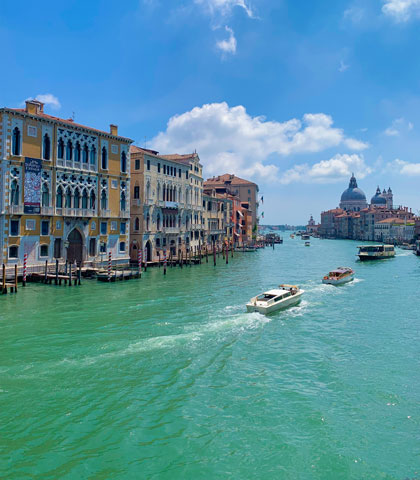 Der Canal Grande in Venedig