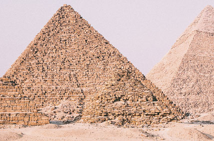 Pyramiden von Gizeh in Kairo