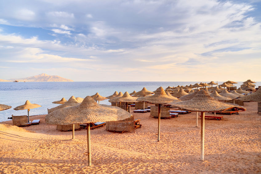 Urlaub am Strand in Sharm El Sheik