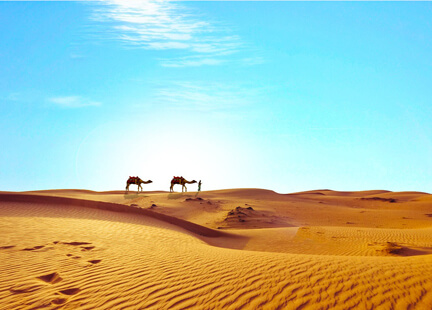 Ausflug in die Wüste im Ägypten Urlaub