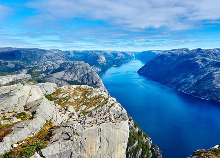 Fjorde im Urlaubsziel Norwegen