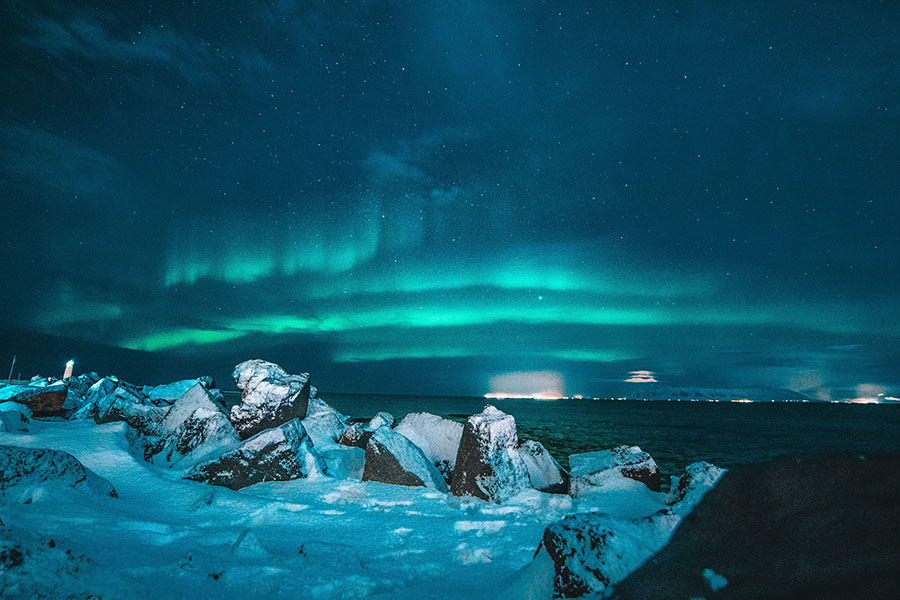 Nordlichter in Island Iceland